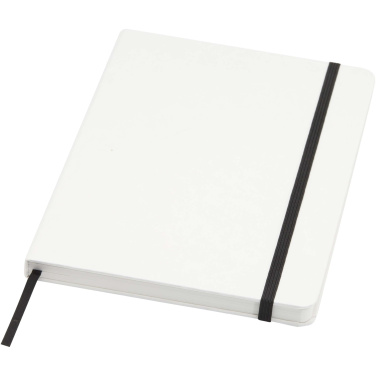 Logo trade corporate gifts picture of: Holm A5 stone paper hard cover notebook with lined pages